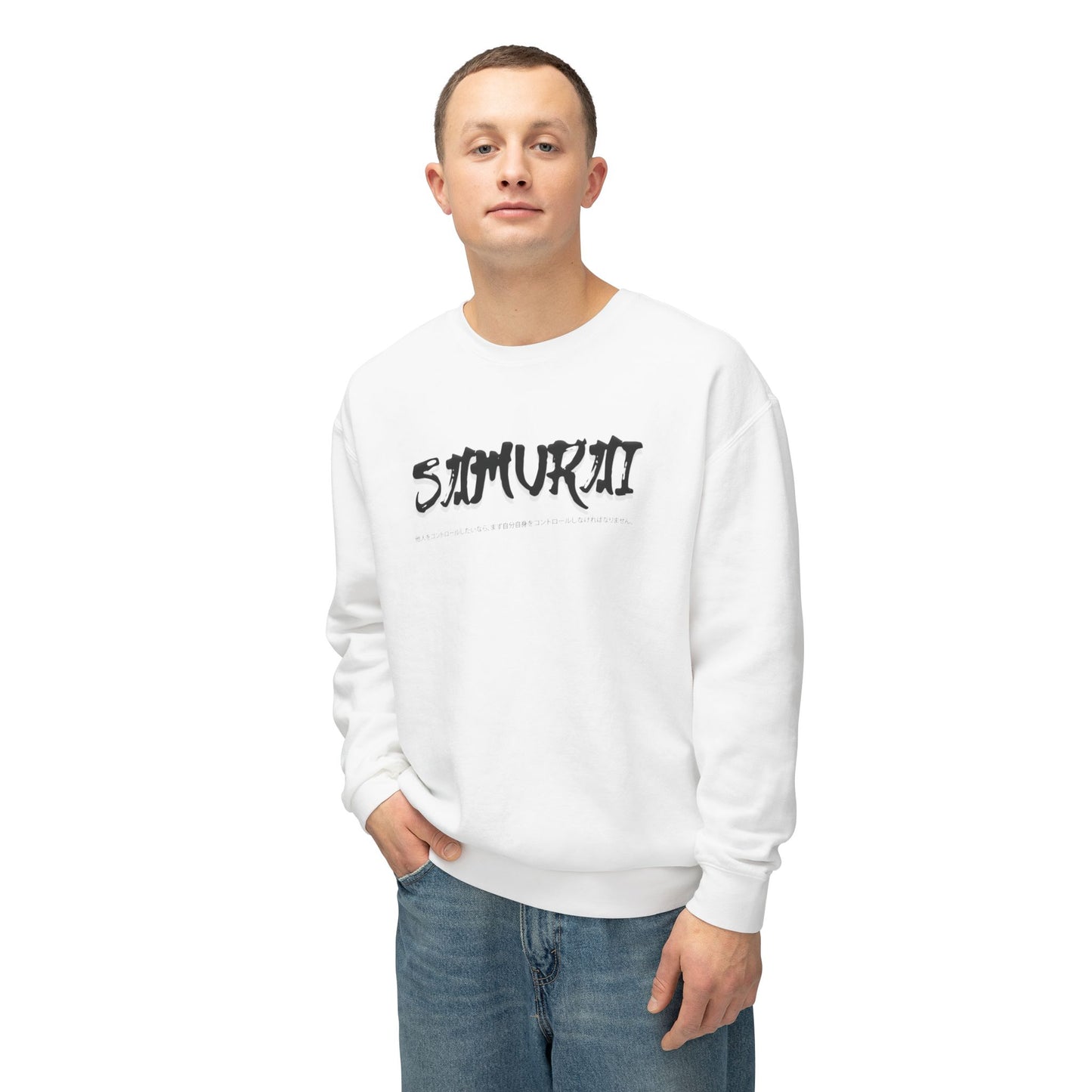 Unisex Lightweight Crewneck Sweatshirt - Samurai