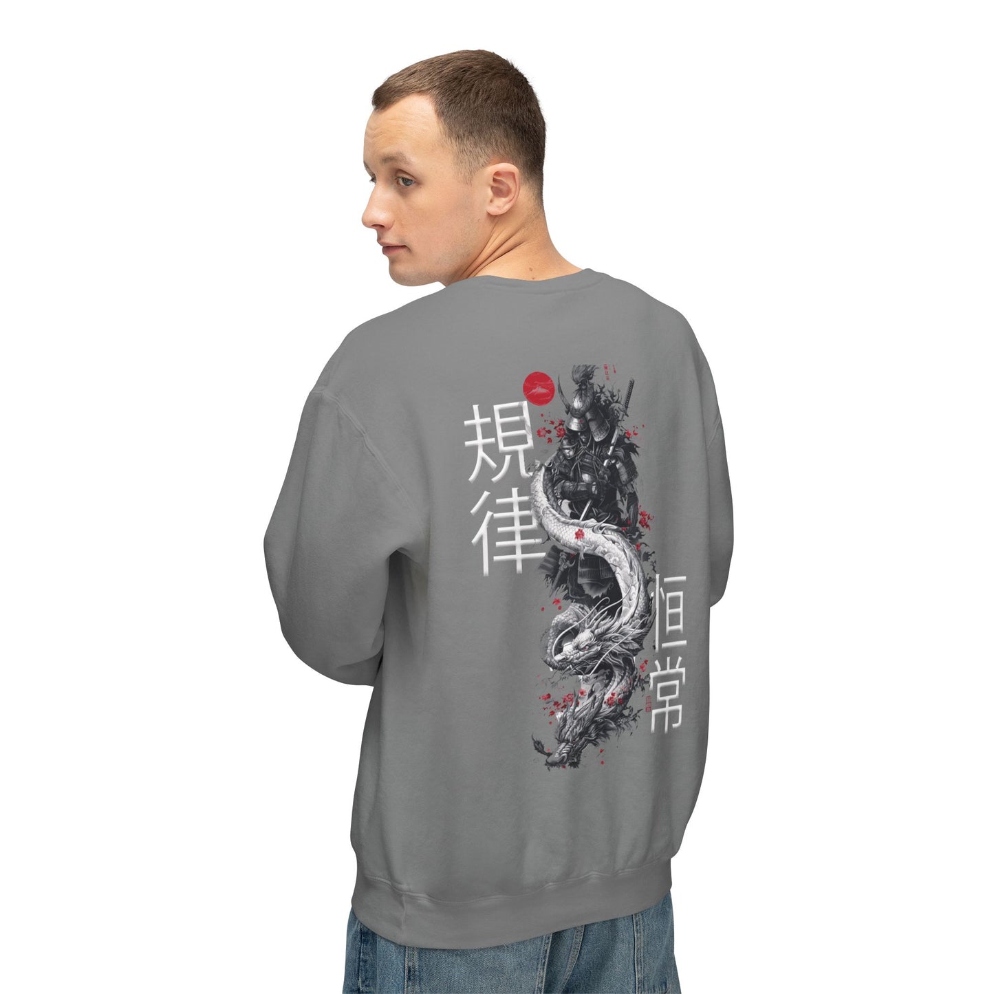 Unisex Lightweight Crewneck Sweatshirt - Samurai