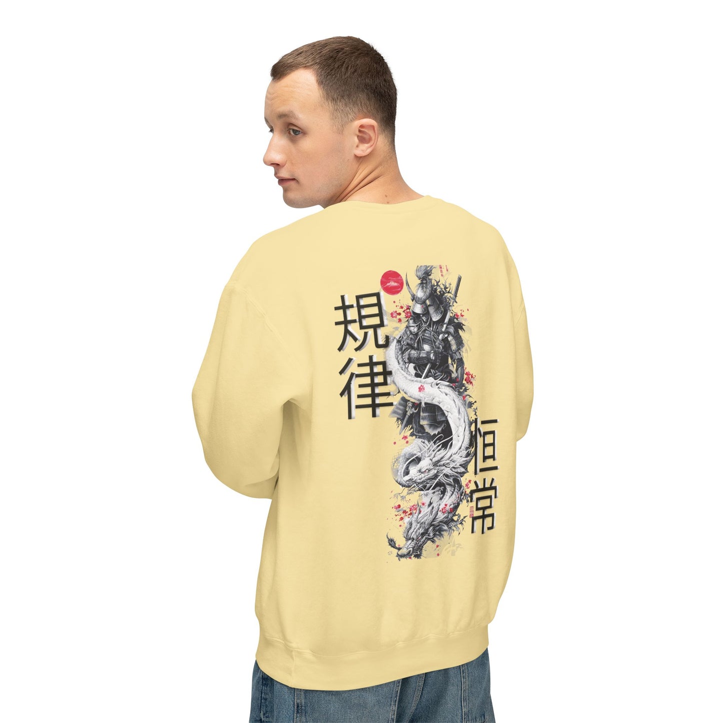 Unisex Lightweight Crewneck Sweatshirt - Samurai