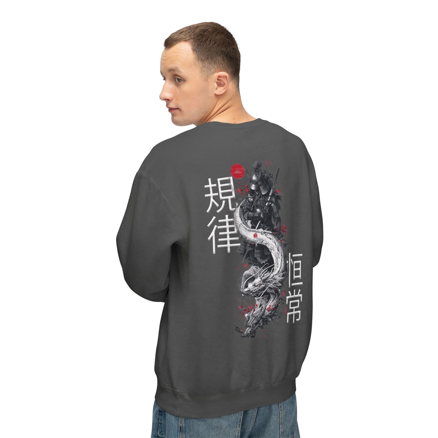 Unisex Lightweight Crewneck Sweatshirt - Samurai