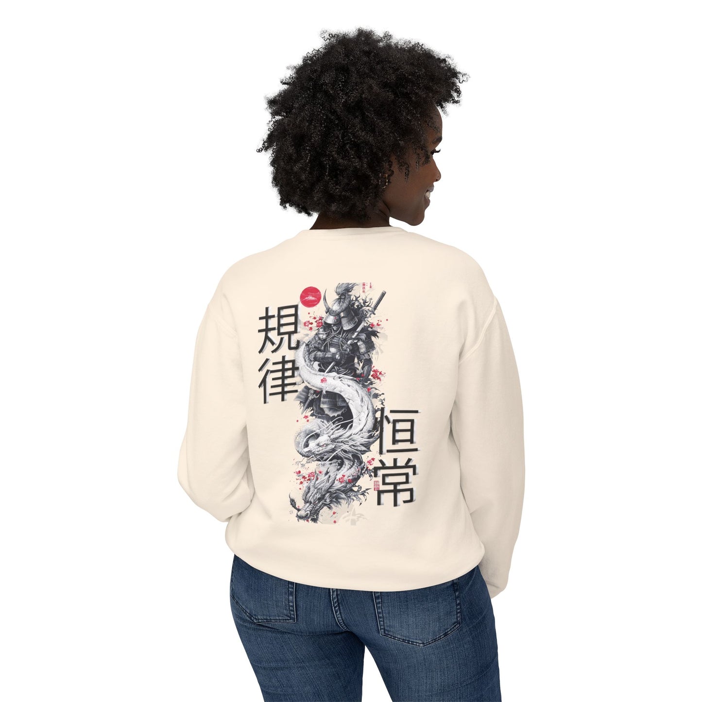 Unisex Lightweight Crewneck Sweatshirt - Samurai