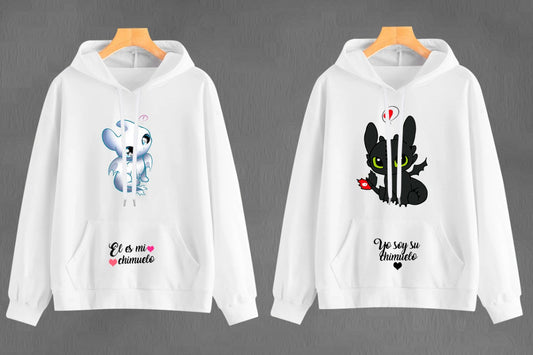 Buzos Hoodie Chimuelos para Parejas