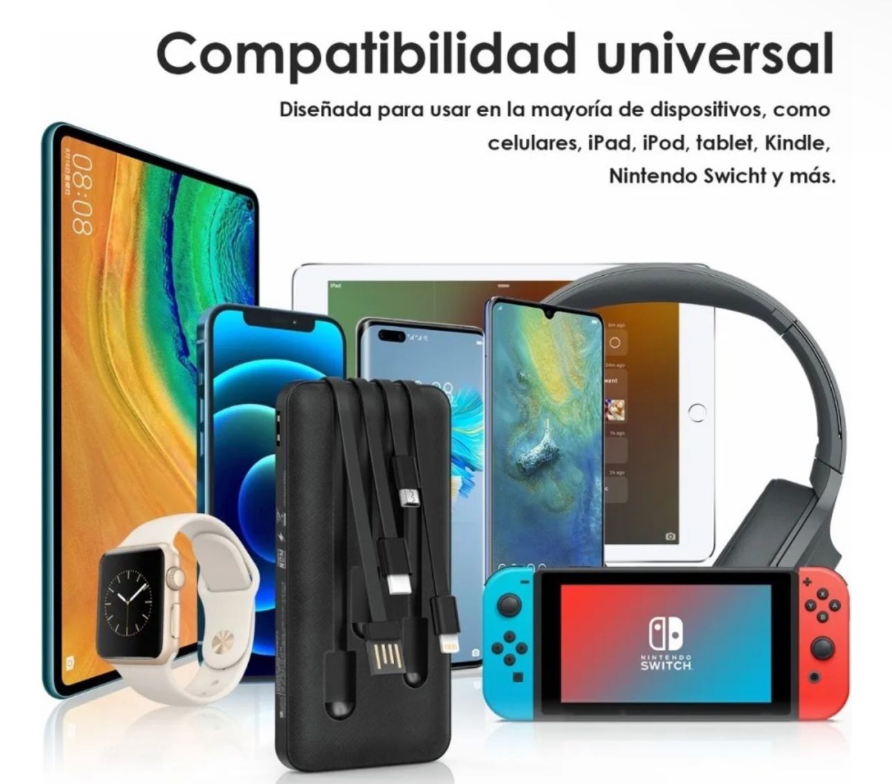 Cargador Portátil 10,000 mAh