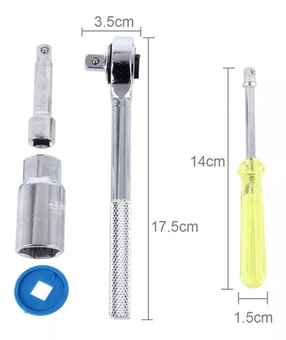 Kit de Herramientas LDCT-40 piezas de copas