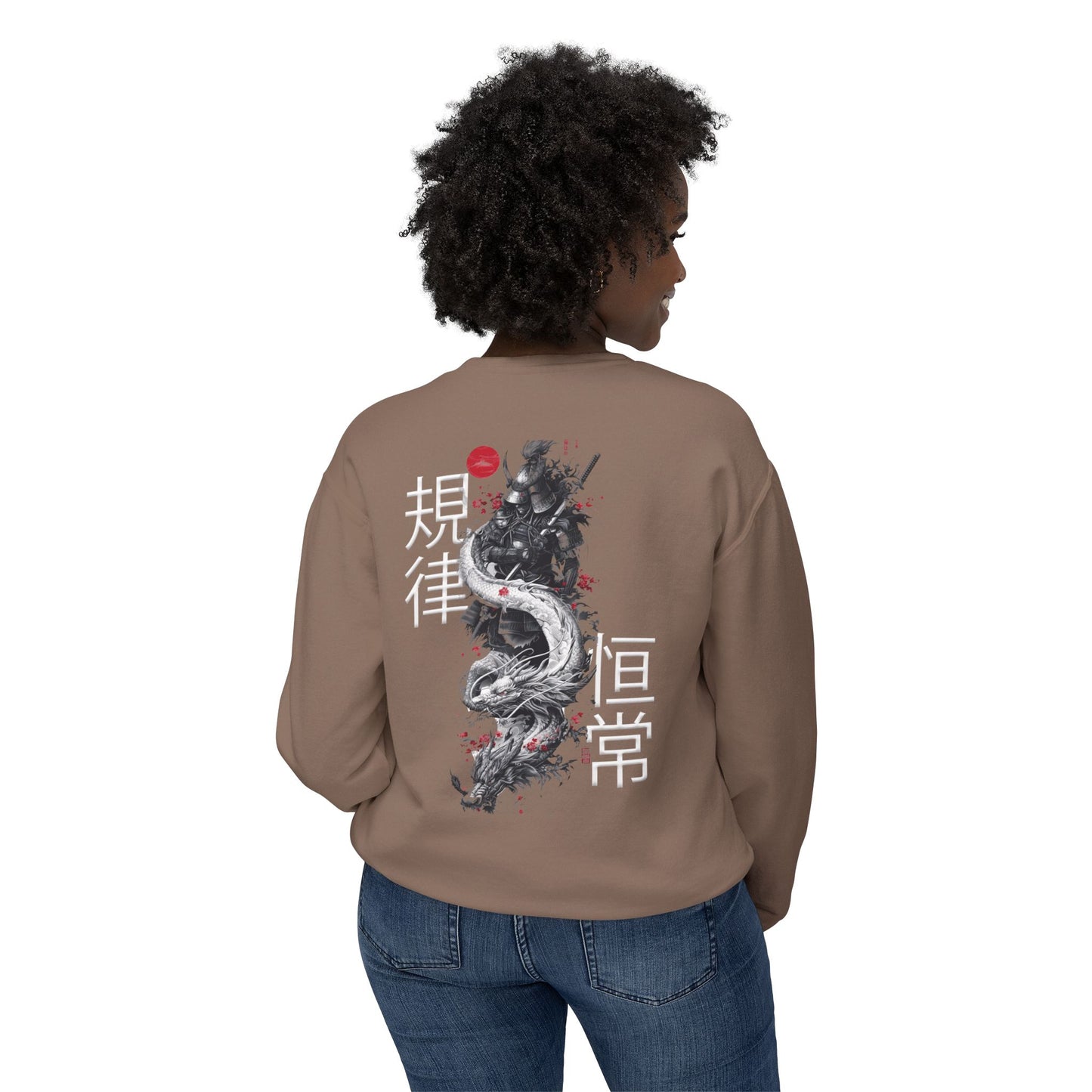 Unisex Lightweight Crewneck Sweatshirt - Samurai