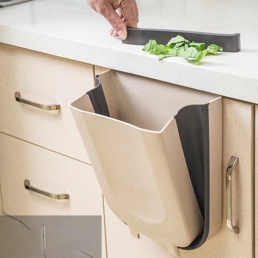 Cesta de Basura Plegable Compacta para Cocina