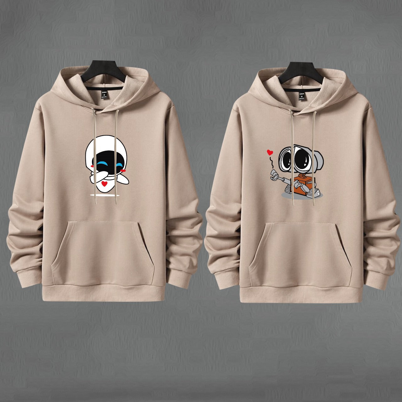 Buzos Hoodies Wall-E para Parejas