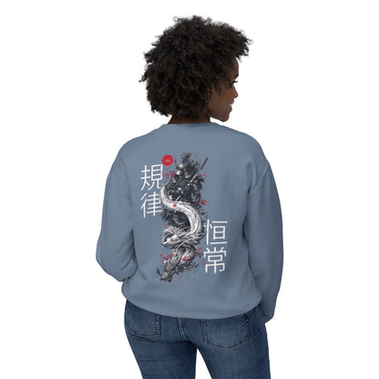 Unisex Lightweight Crewneck Sweatshirt - Samurai