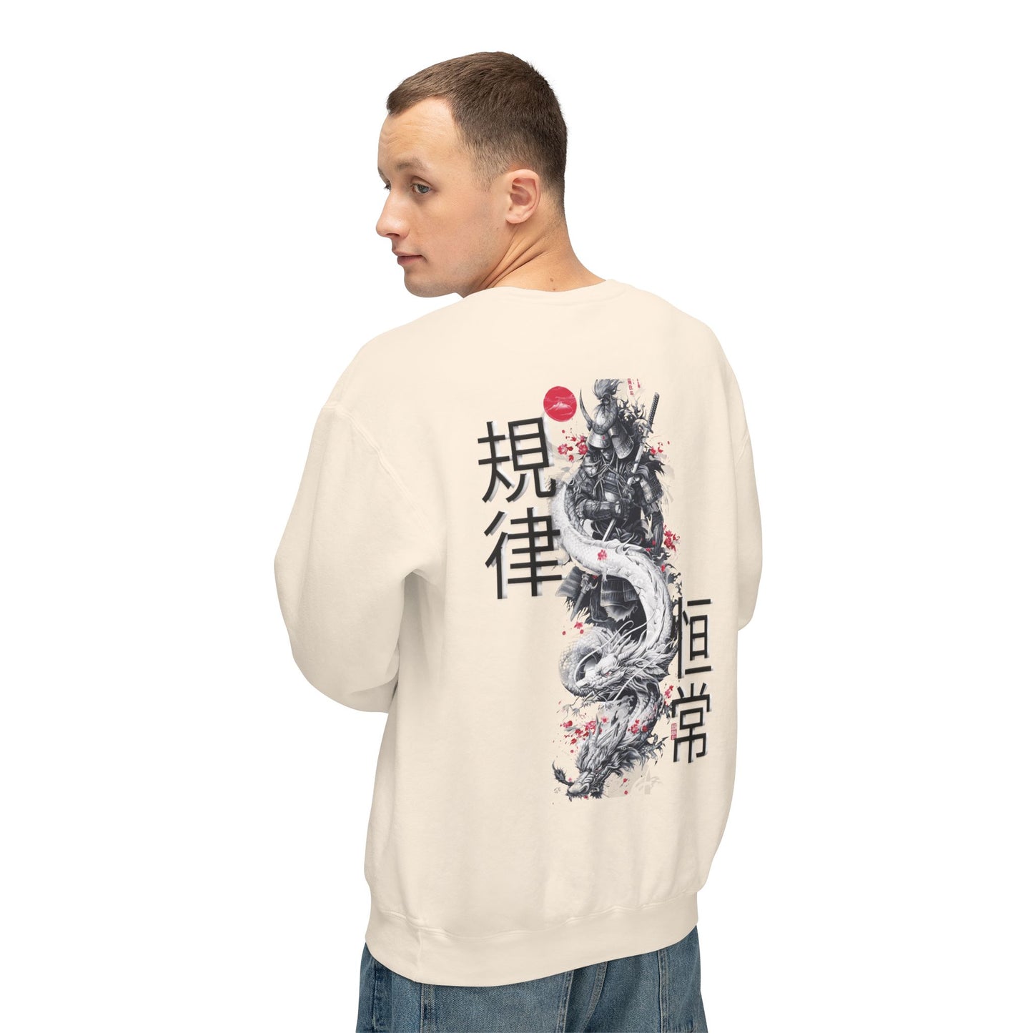 Unisex Lightweight Crewneck Sweatshirt - Samurai