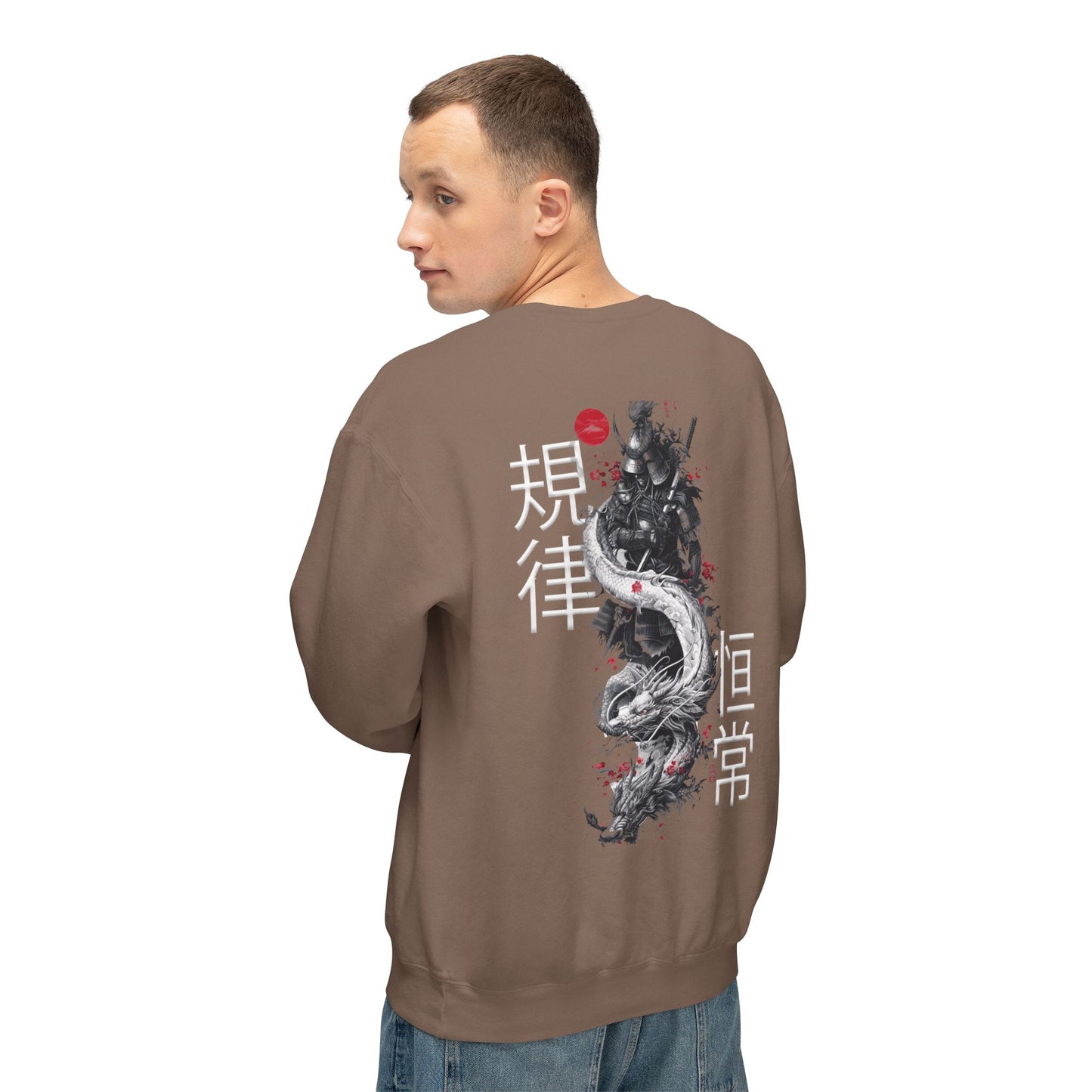 Unisex Lightweight Crewneck Sweatshirt - Samurai