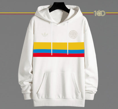 Buzo Colombia color Marfil con Bandera